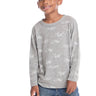 Chaser Planes Boys Long Sleeve in Streaky Gray - Estilo Boutique