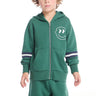 Chaser Smiley Daze Boys Zip Up Hoodie in Broccolini - Estilo Boutique