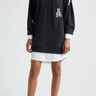 Cinq A Sept Crystal Chrysanthemum Justina Dress in Black - Estilo Boutique