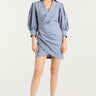 Cinq A Sept Sabrina Stripe Macaulay Dress in Astro Blue - Estilo Boutique