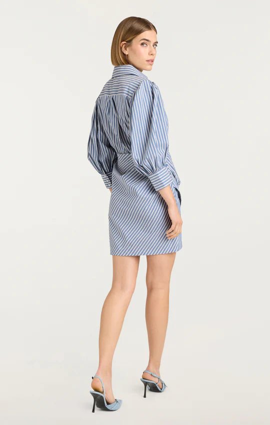 Cinq Sept Sabrina Stripe Macaulay Dress, 2 / Blue Cinq Sept Sabrina Stripe Macaulay Dress, 2 / Blue