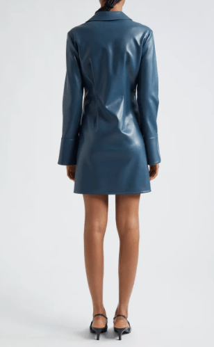 Cinq Sept McKenna Faux Leather Mini Dress MSRP 6 / Nightfall Cinq Sept McKenna Faux Leather Mini Dress MSRP 6 / Nightfall