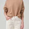 Citizen of Humanity Cara Fleece Turtleneck in Surrey - Estilo Boutique