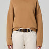 Citizen of Humanity Cara Fleece Turtleneck Sweater in Marcona - Estilo Boutique