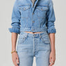 Citizen of Humanity Charisse Shrunken Jacket In Sparrow