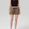 Citizen of Humanity Este Drawstring Short in Cocoa