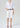 Citizen of Humanity Frances Cropped Cape Button Up in Optic White