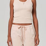 Citizen of Humanity Inez Waffle Tank in Shrimp - Estilo Boutique