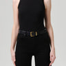 Citizen of Humanity Isabel Rib Tank in Black