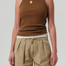 Citizen of Humanity Isabel Rib Tank in Manuka
