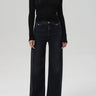Citizen of Humanity Issy Wide Leg in Black