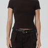 Citizen of Humanity Nello Tee In Chocolate