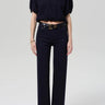 Citizen of Humanity Palma Straight Clean Hem in Navy