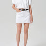 Citizen of Humanity Ramona Mini Skirt In Soft White