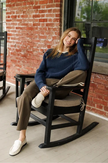 Perfect White Tee Claud Track Pant in Dark Olive