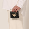Cleobella Coracao Coin Purse in Black Gold