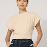 Cleobella Gigi Sweater Vest in Cream - Estilo Boutique