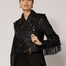 Cleobella Harrison Leather Jacket in Black - Estilo Boutique