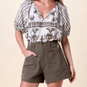 Cleobella Holden Short in Sea Turtle