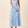 Cleobella Marceline Midi Dress in Glacier Lake