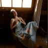 Cleobella Riley Ankle Dress in Moresco Blue Surf