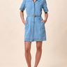Cleobella Whitney Denim Dress in Light Denim
