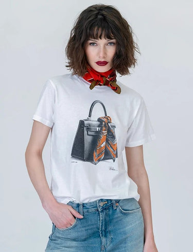 Cpress Carry Me Mushie Tee in Worn White Highlight