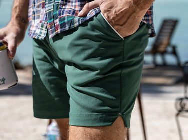 Criquet Court Shorts in Everglades