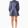 Curaae Vana Denim Mini Skirt in Blue