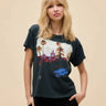Daydreamer Eagles Hotel California Reverse GF Tee in Vintage Black