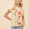 Daydreamer Elton John Goodbye Yellow Brick Road Tour Tee in Butter Yellow