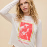 Daydreamer Elton John Honky Chateau Burnout Vintage Long Sleeve in Vintage White