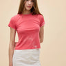 Daydreamer Solid Burnout Vintage Tee Deep Sea Coral