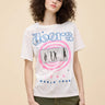 Daydreamer The Doors 1968 World Tour Boyfriend Tee in Vintage White - Estilo Boutique