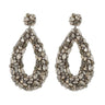 Deepa Gurnani Karen Earrings - Gunmetal - Estilo Boutique