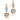 Deepa Klara Earrings in Blue