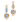 Deepa Klara Earrings in Blue