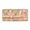 Deepa Monarch Clutch in Beige