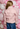 Design History Girls Bow Jacket in Dusty Pink