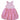 Design History Girls Bow Knit Dress in Pink Posies