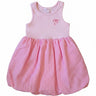 Design History Girls Bow Knit Dress in Pink Posies