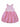 Design History Girls Bow Knit Dress in Pink Posies