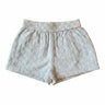 Design History Girls Floral Eyelet Shorts in Blue