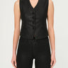 DL1961 Tailored Vest in Black Coated - Estilo Boutique