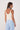 Dress To Beige Concha V Neck Sleeveless Tricot Tank Top in Beige