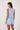Dress To Blue Stripes Buttoned Sleeveless Twill Vest in Blue