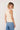 Dress To Pink Brisa Embroidered Sleeveless Top in Beige
