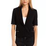 Drew Arda Short Sleeve Blazer in Black