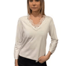 Drew Penn Top in Ivory