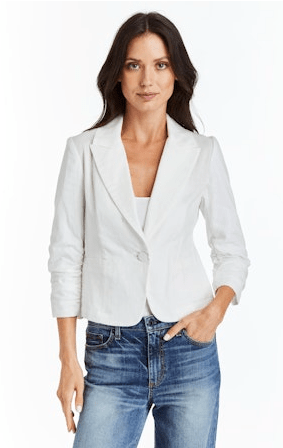 Drew Suzie Jacket in White - Estilo Boutique